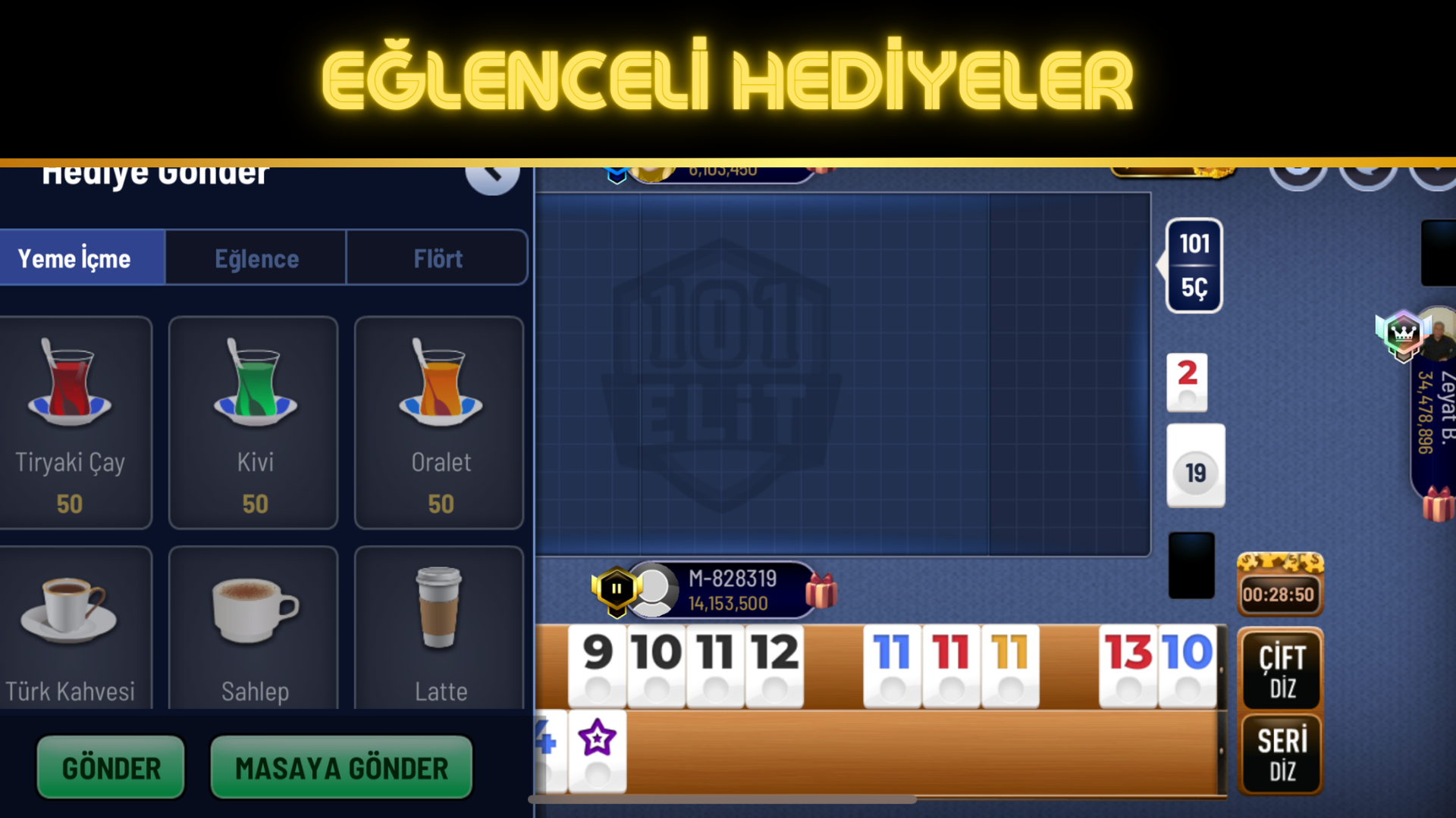 101 Yüzbir Okey Elit  Screenshot 5
