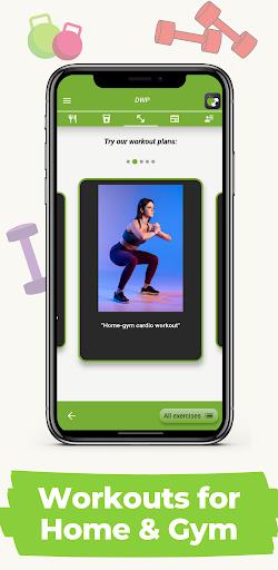 DWP Fitness - Diet & Workout  Screenshot 1