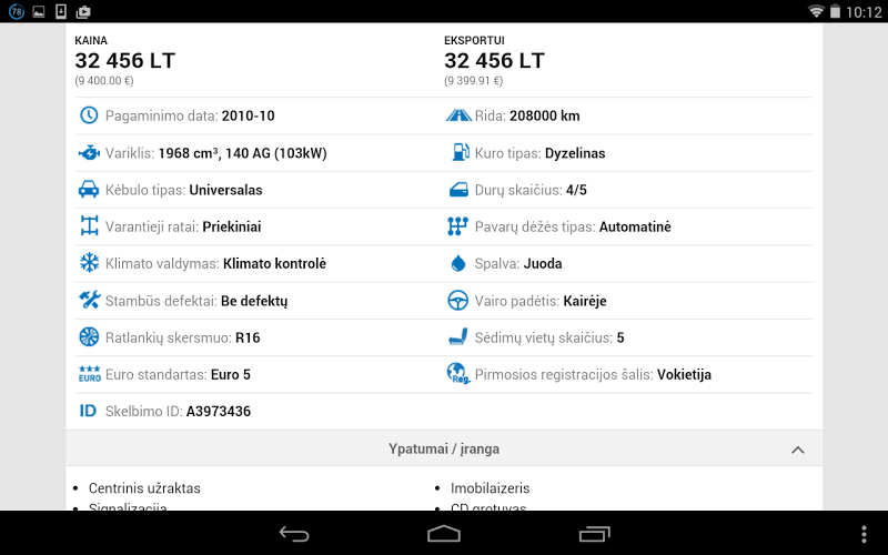 Autoplius.lt  Screenshot 10