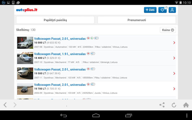 Autoplius.lt  Screenshot 7