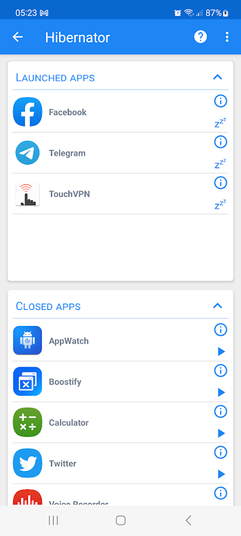 Hibernator  Screenshot 2