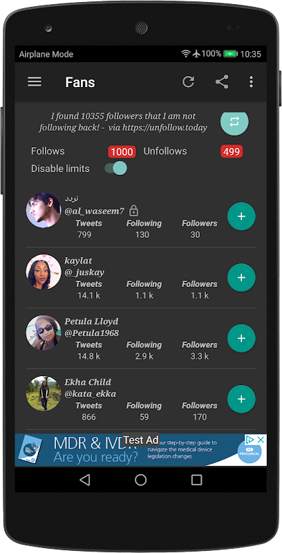 Unfollow Today  Screenshot 3