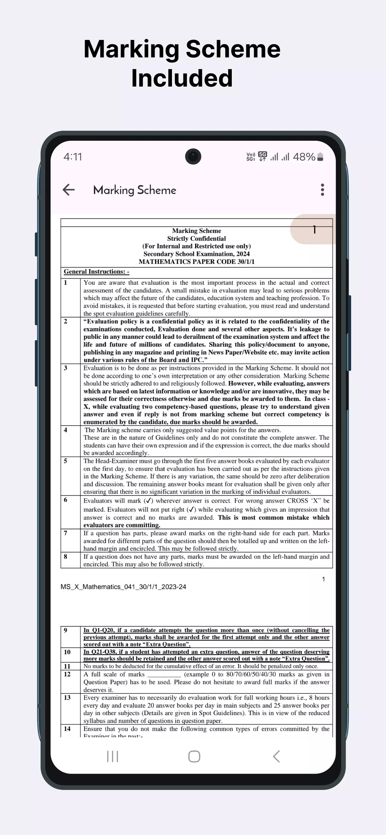Class 10 CBSE Papers  Screenshot 5
