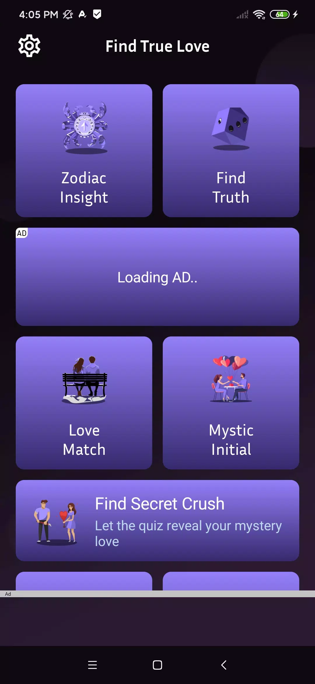 Secret Crush Detector App  Screenshot 1