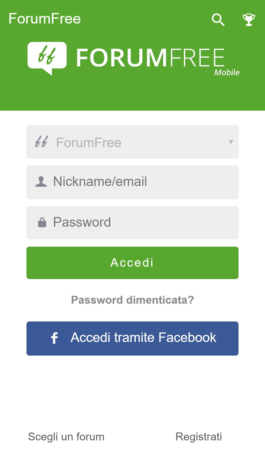 ForumFree  Screenshot 1