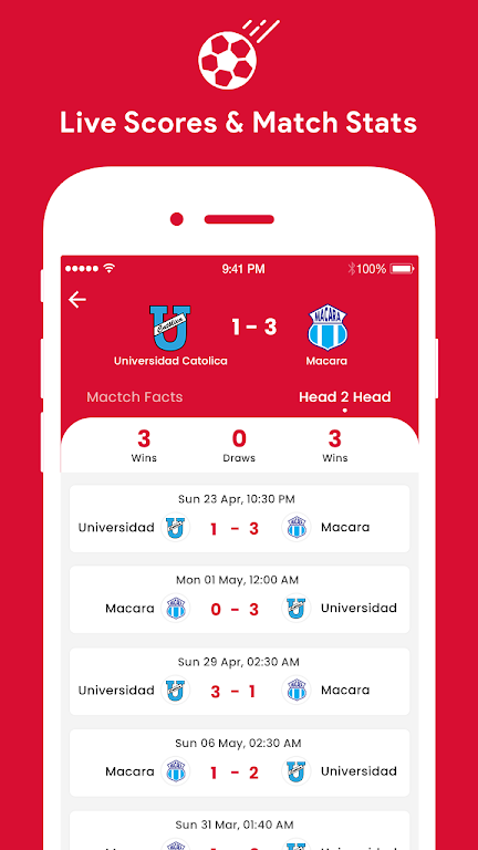 Football Score  Screenshot 2