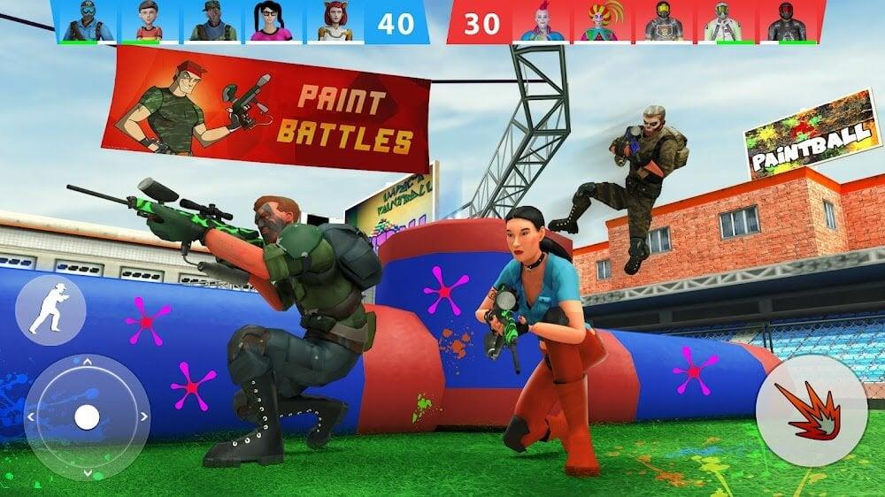 Paintball Shooting Game 3D  Screenshot 1