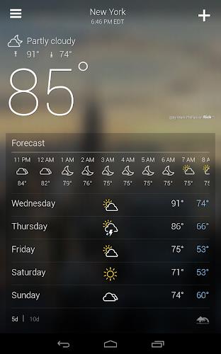 Yahoo Weather  Screenshot 7