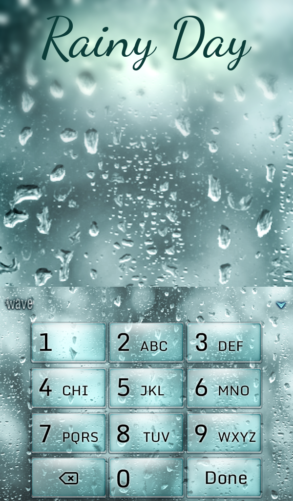 Rainy Day Live Wallpaper Theme  Screenshot 5