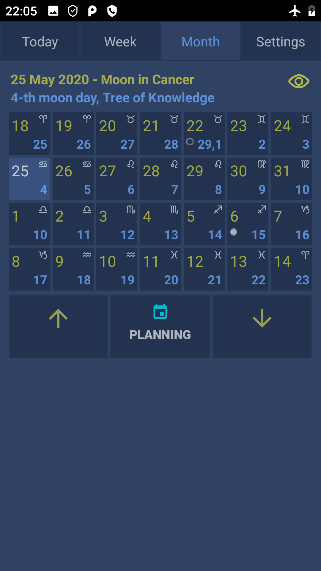Lunar calendar Dara-Lite  Screenshot 3