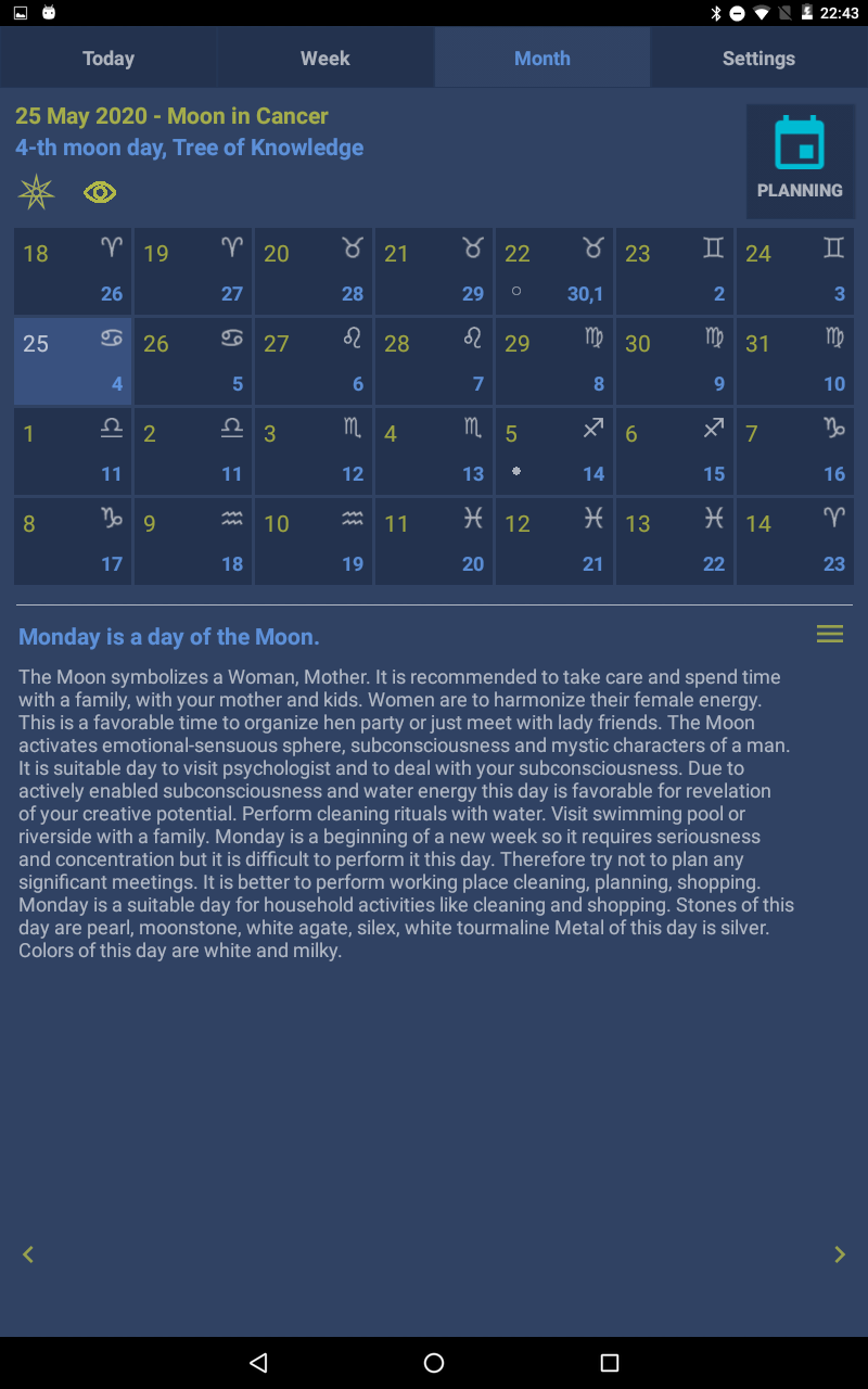 Lunar calendar Dara-Lite  Screenshot 8
