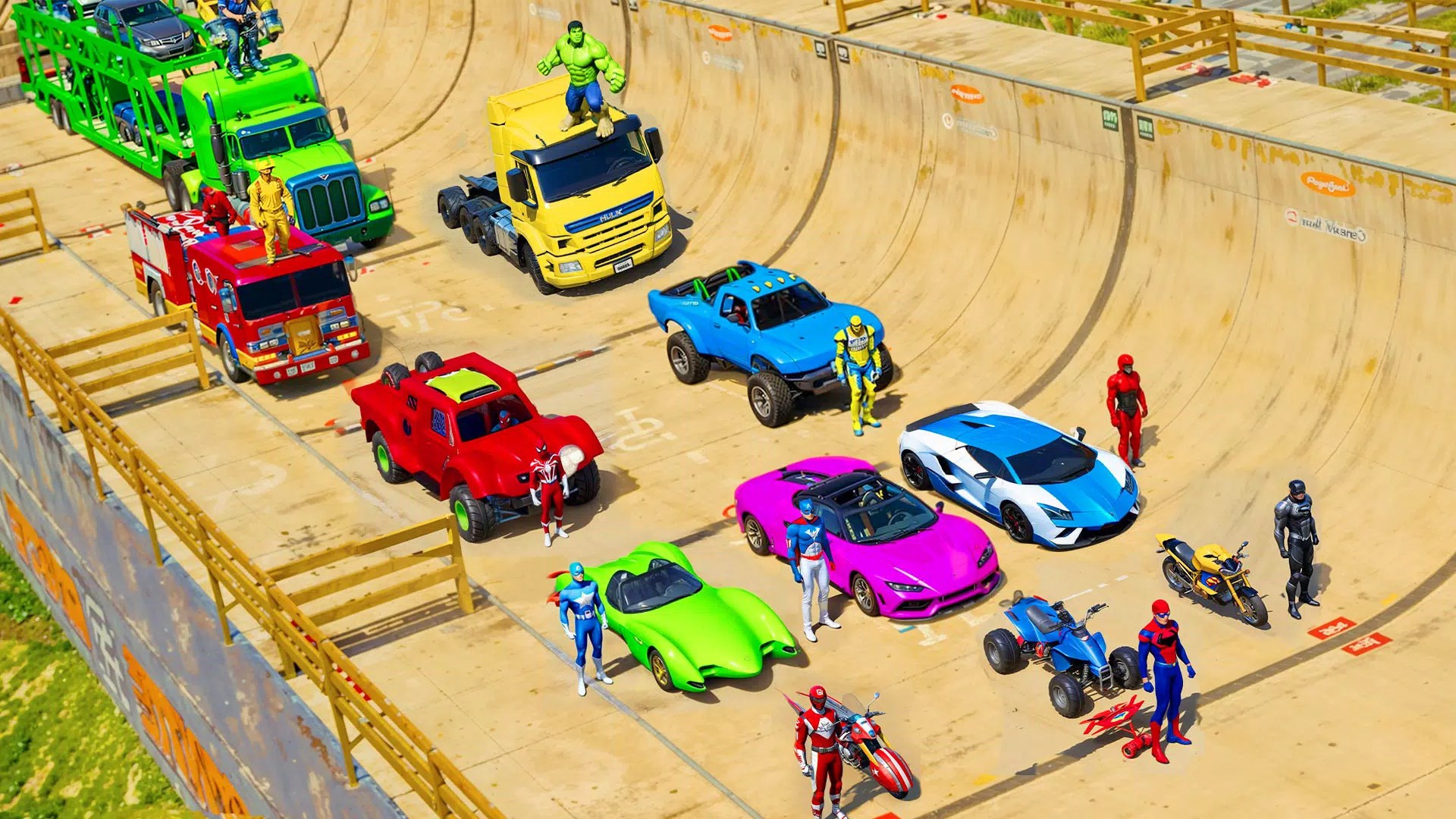 Mega Ramp Car Racing  Screenshot 1
