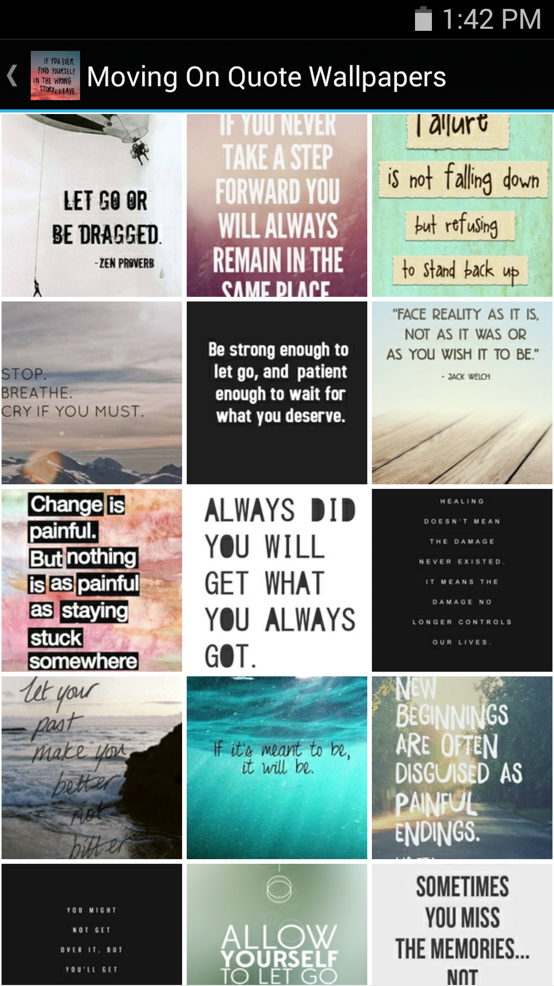 Moving On Quote Wallpapers  Screenshot 1