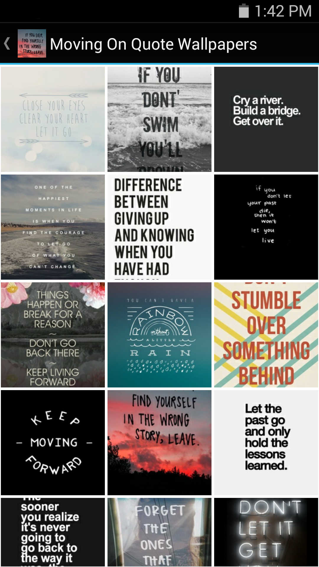 Moving On Quote Wallpapers  Screenshot 2