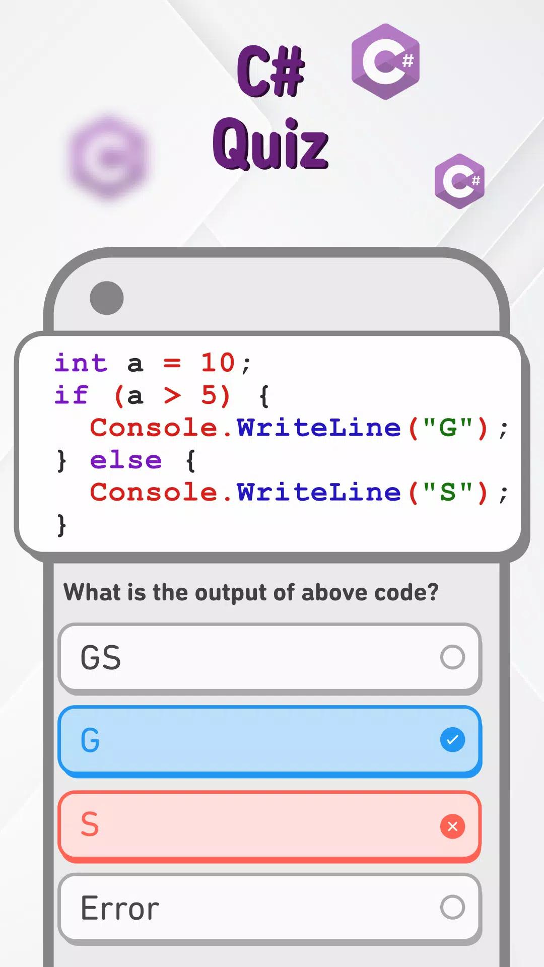 C C++ C# Quiz  Screenshot 5