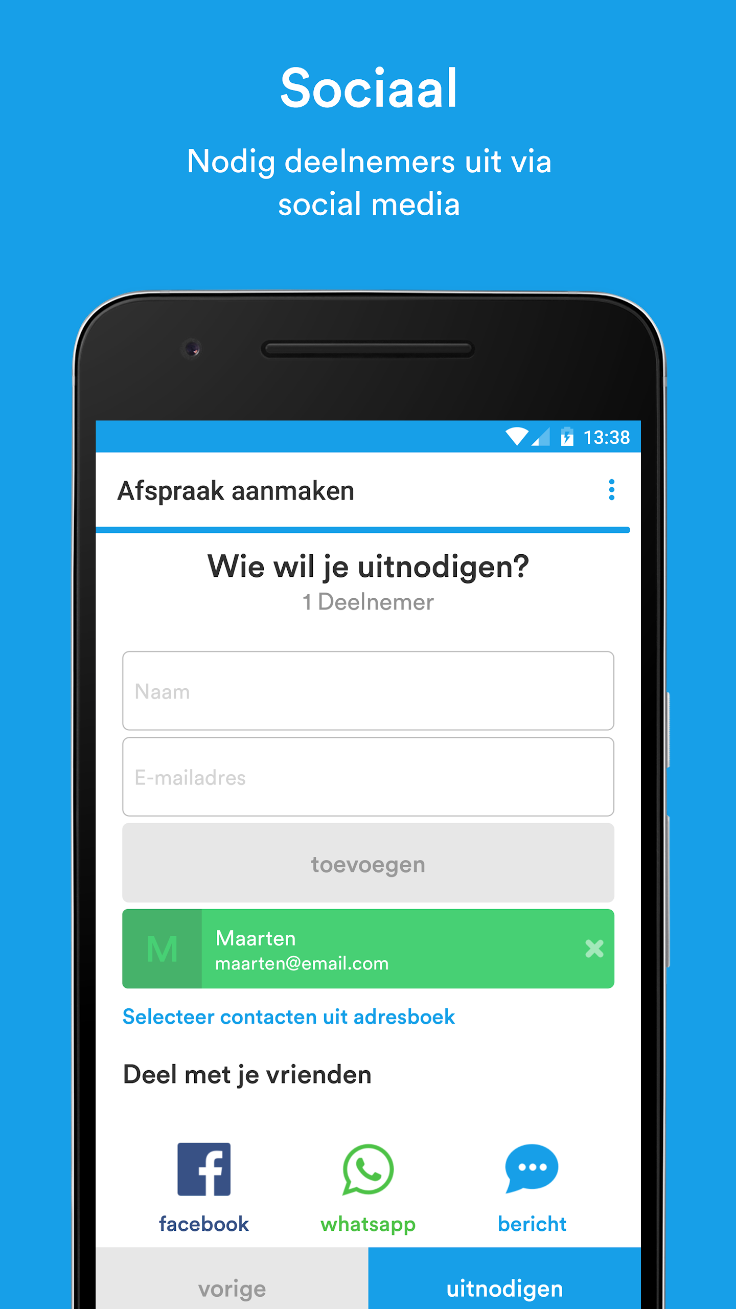 Datumprikker  Screenshot 2