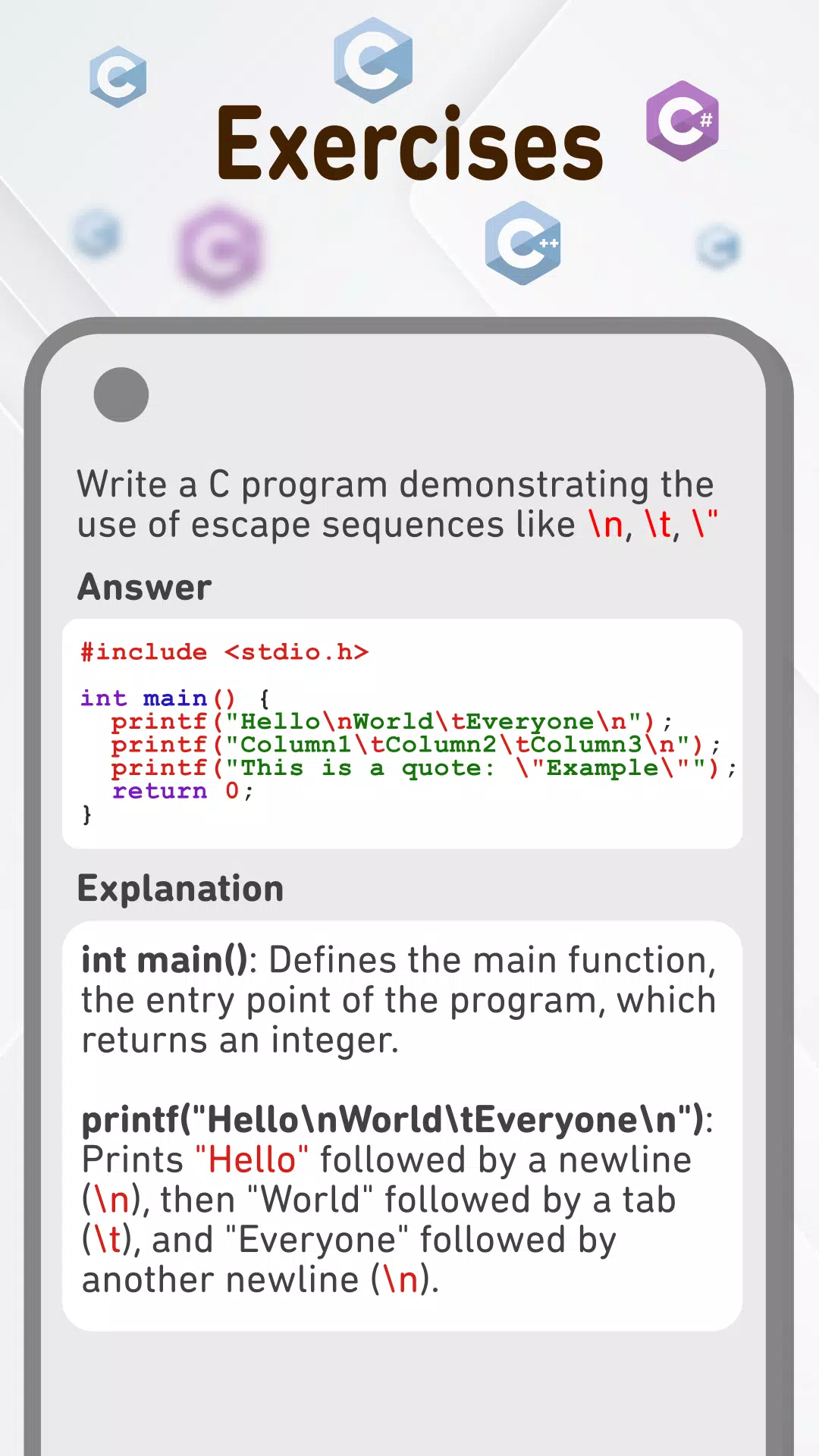 C C++ C# Quiz  Screenshot 2