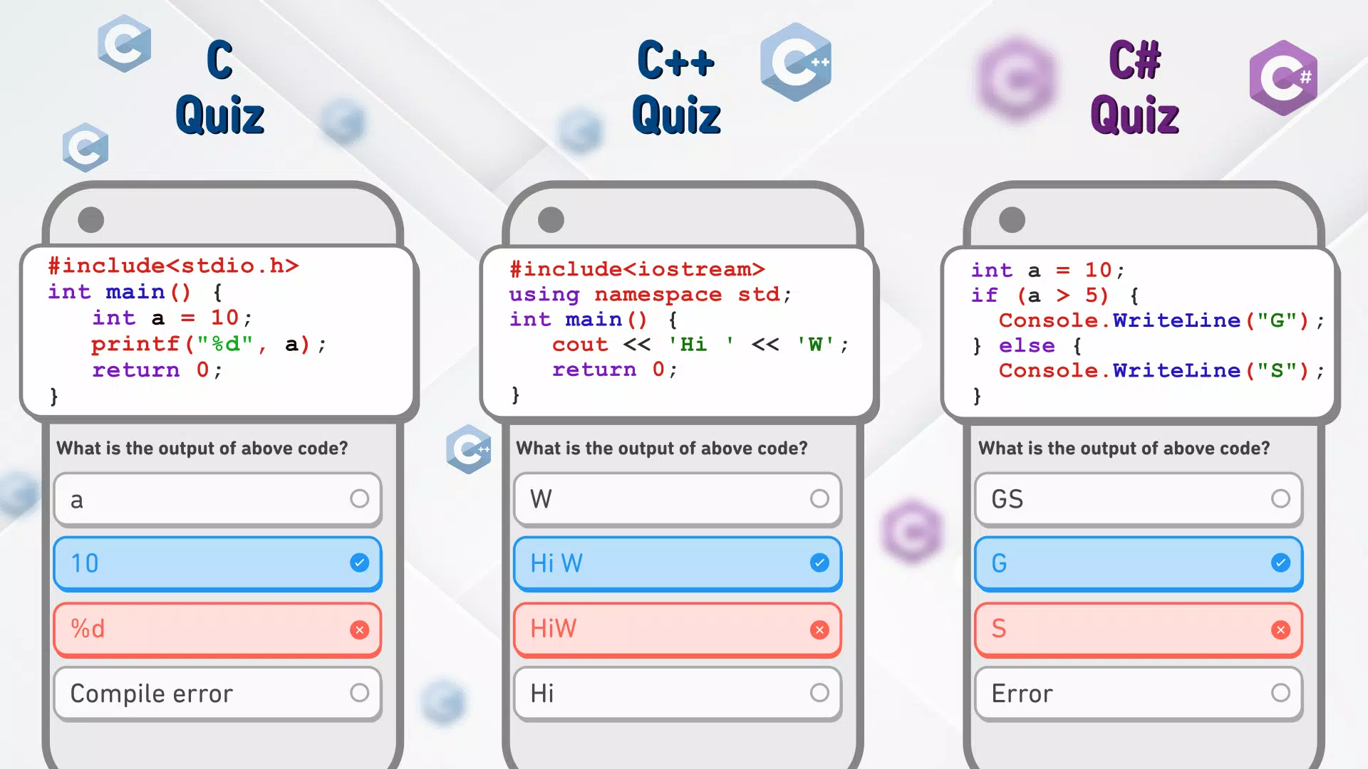 C C++ C# Quiz  Screenshot 7