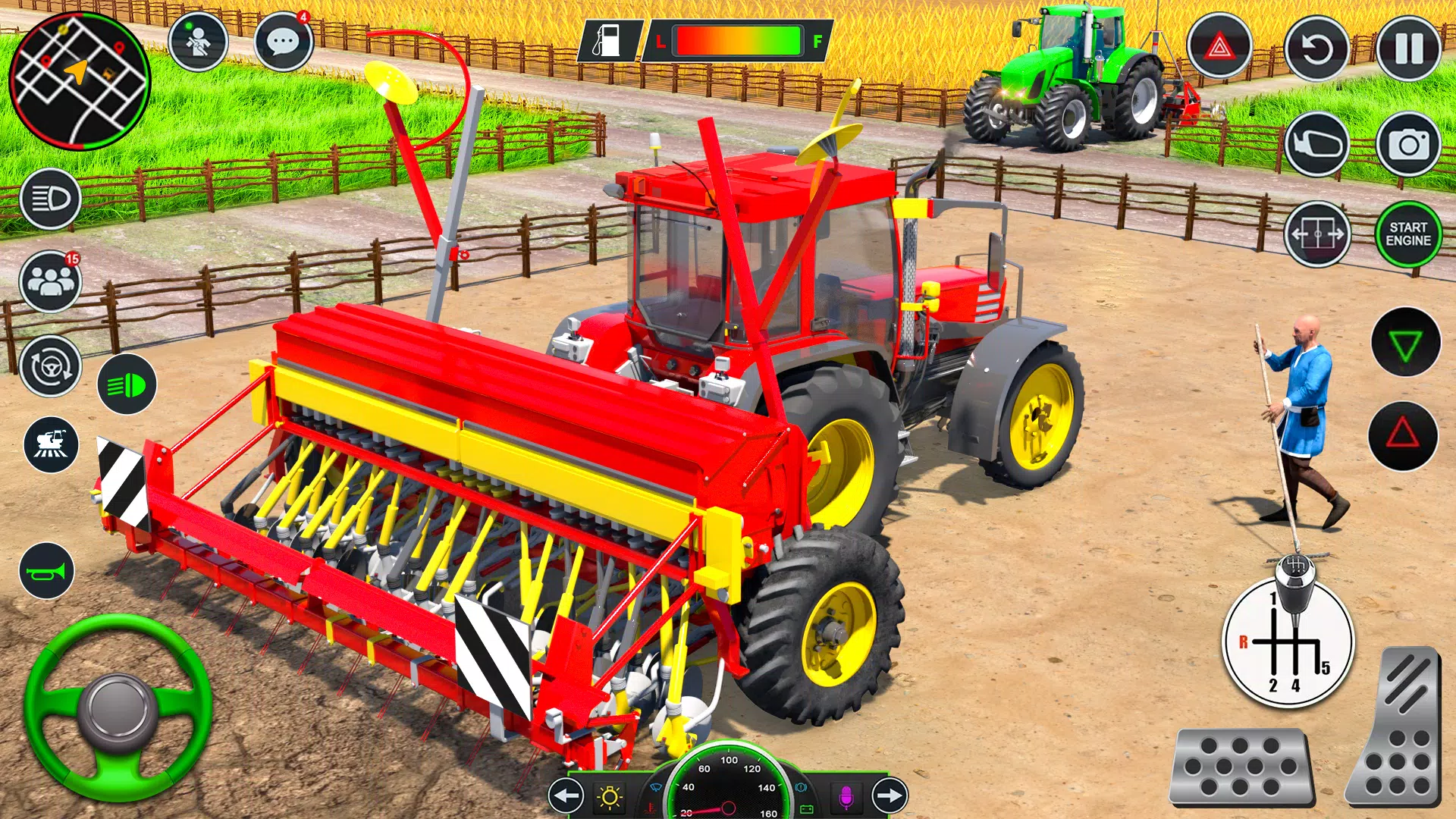 Real Tractor Driving Games  Screenshot 2