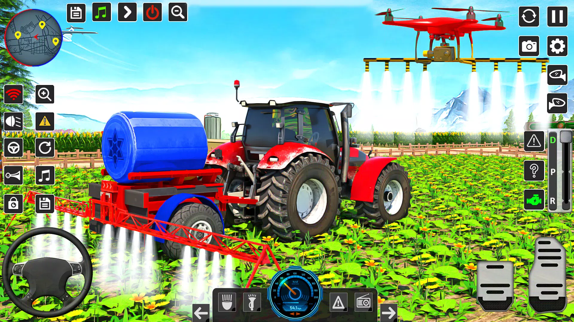 Real Tractor Driving Games  Screenshot 4