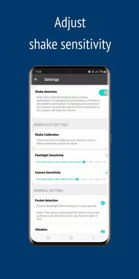 Shake Flashlight & Camera  Screenshot 3