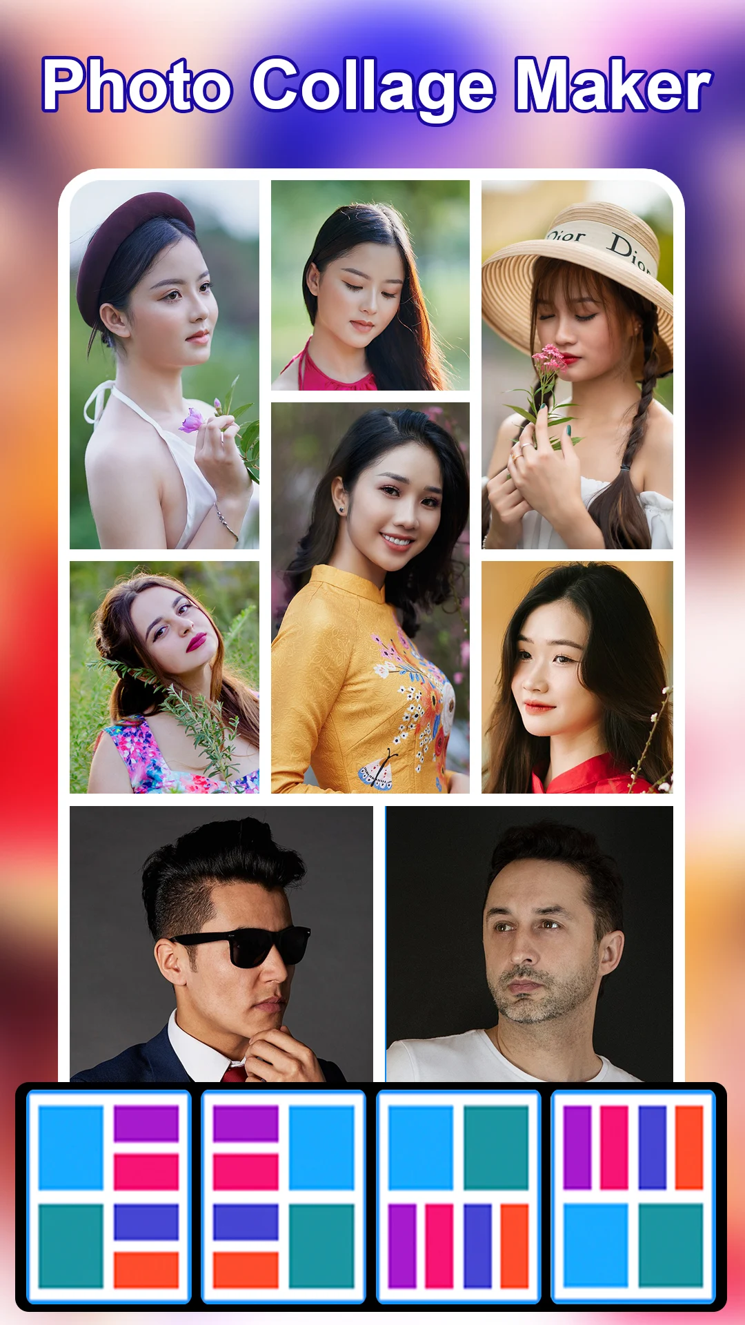 Photo Collage Grid Pic Maker  Screenshot 1