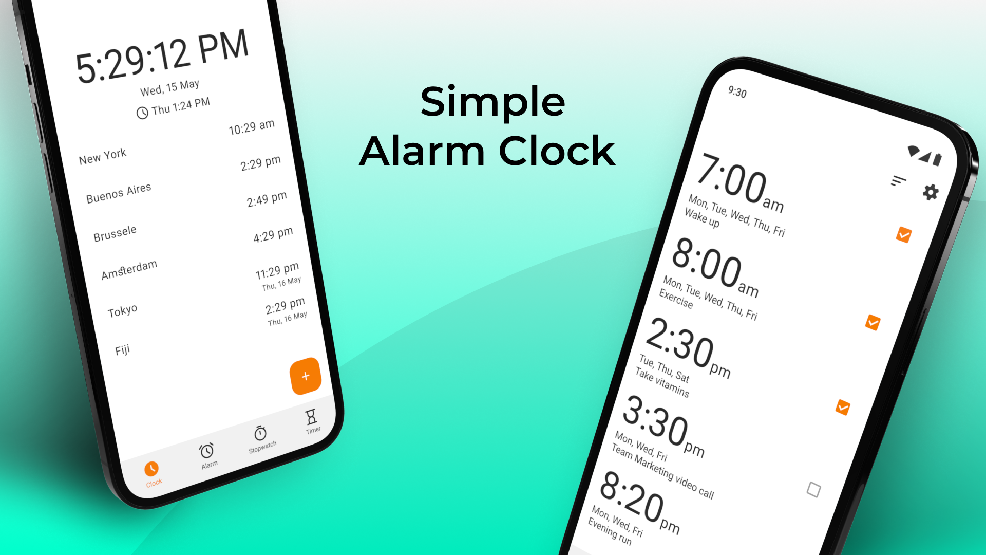 Simple Clock  Screenshot 1