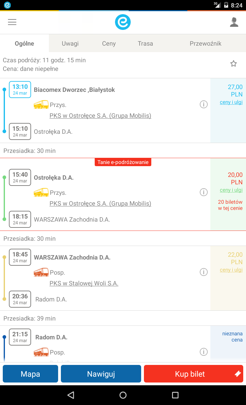 e-podroznik.pl  Screenshot 8