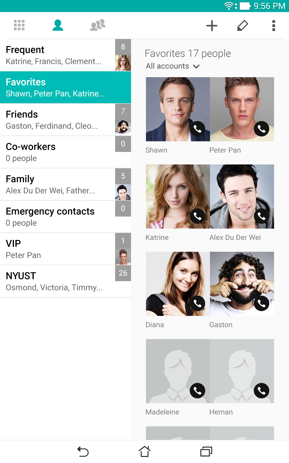 ZenUI Dialer & Contacts  Screenshot 5