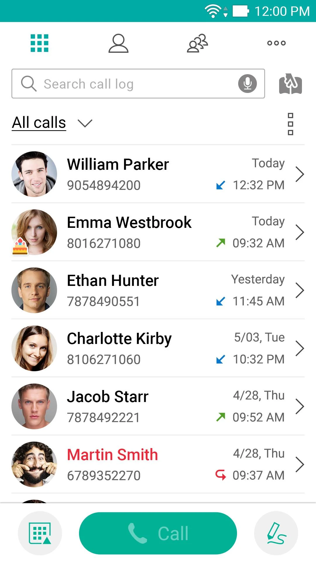 ZenUI Dialer & Contacts  Screenshot 4