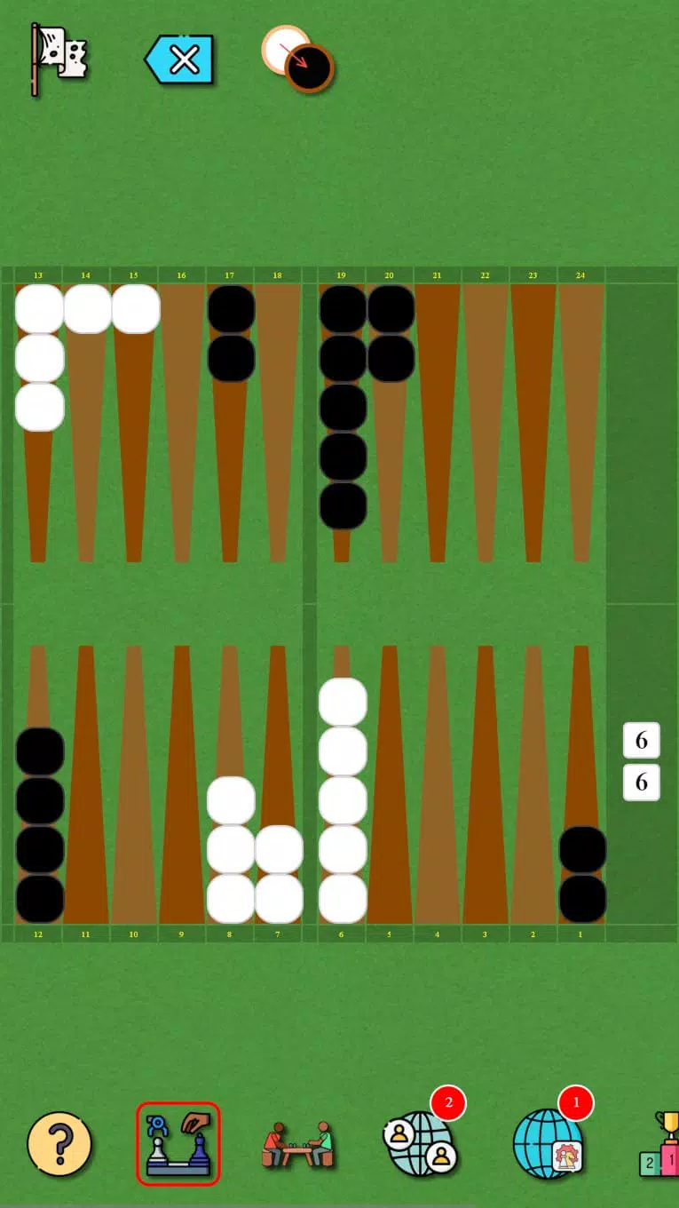 Short backgammon  Screenshot 2