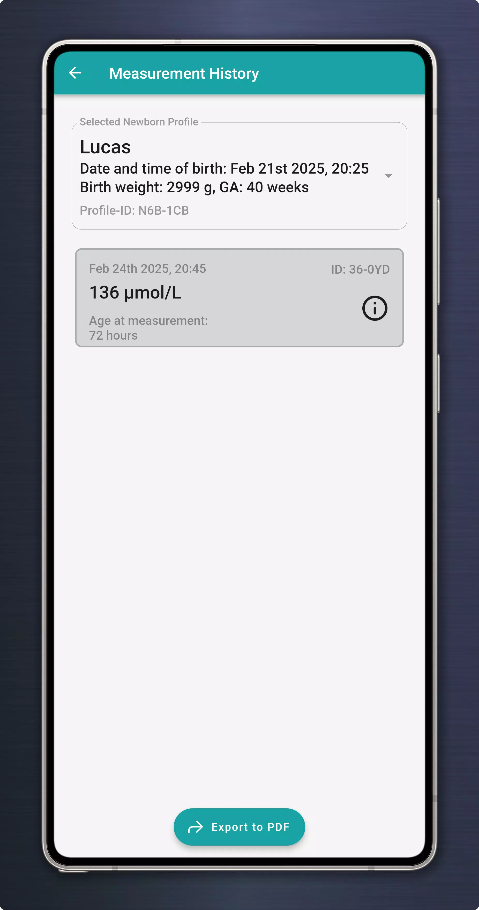 Picterus Jaundice Pro  Screenshot 5