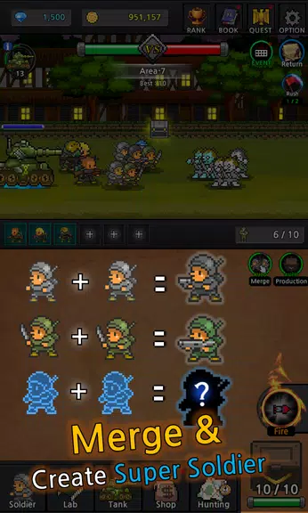 Grow Soldier : Merge  Screenshot 3