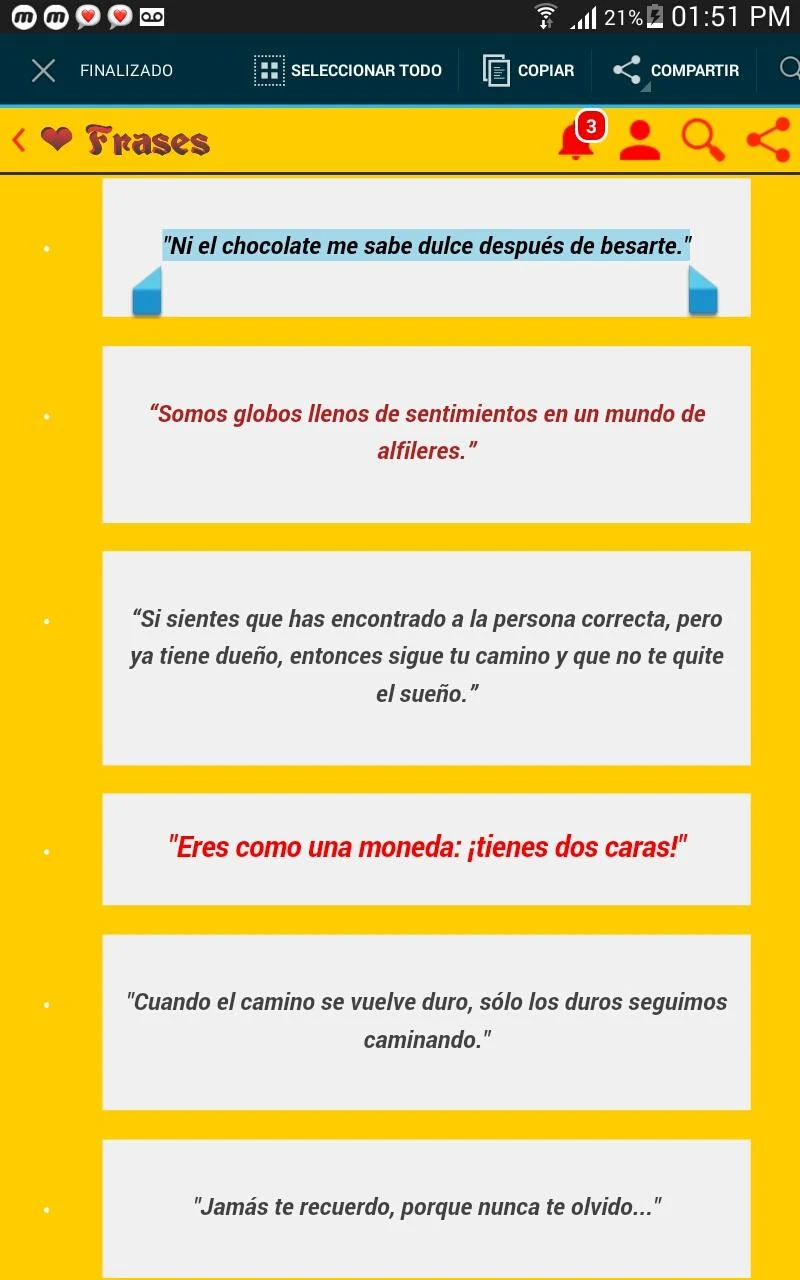 Phrases and Statuses  Screenshot 3