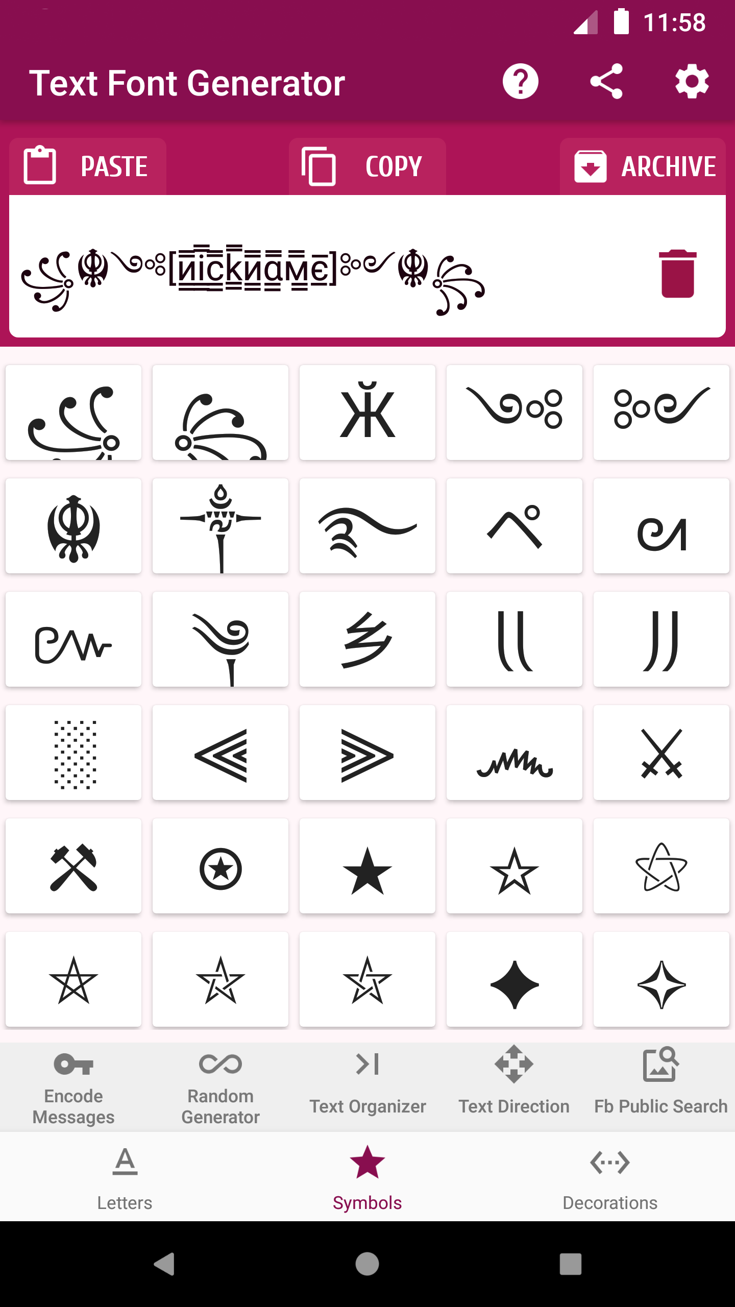 Text Font Generator  Screenshot 2