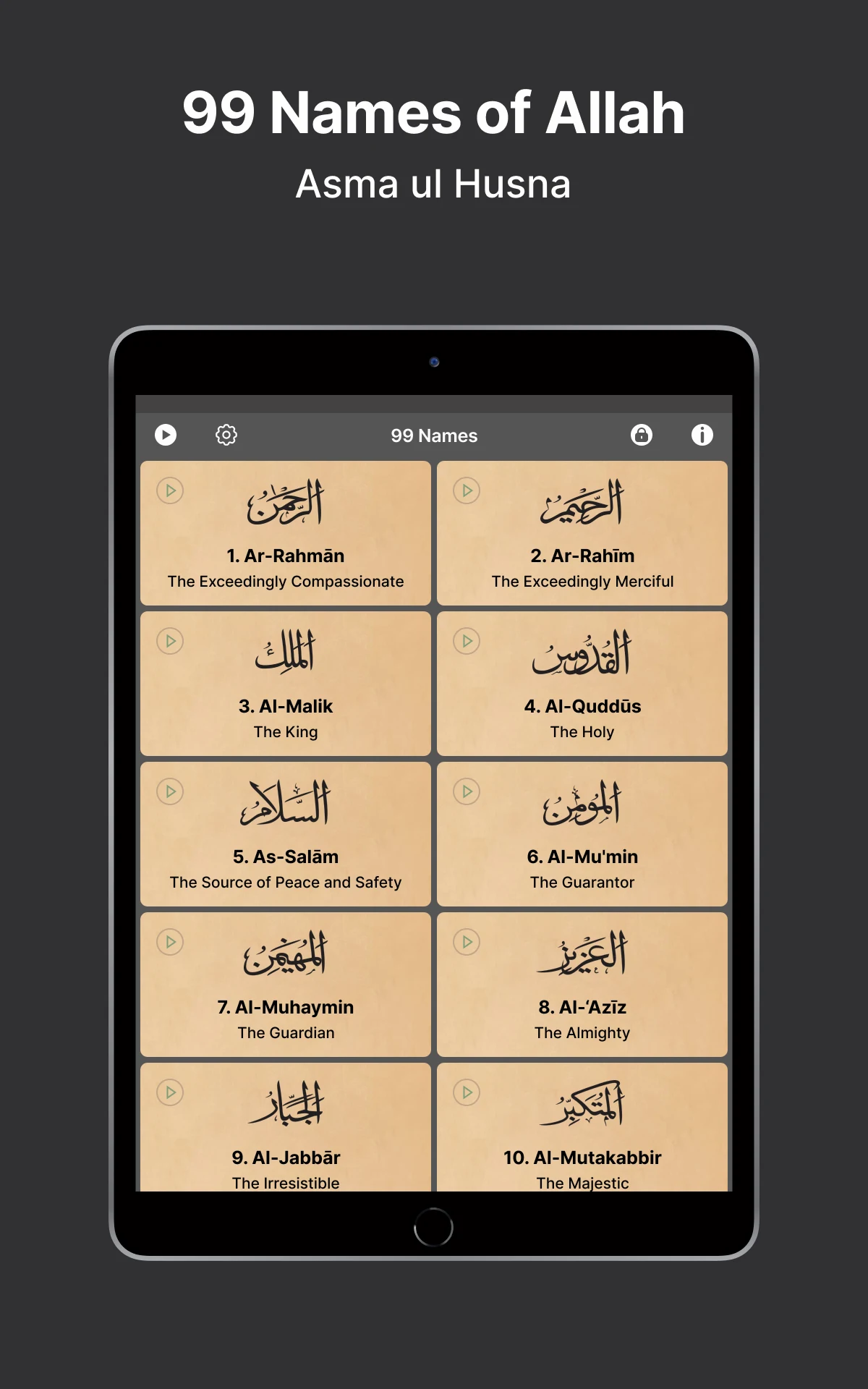 99 Names of Allah in Islam  Screenshot 9