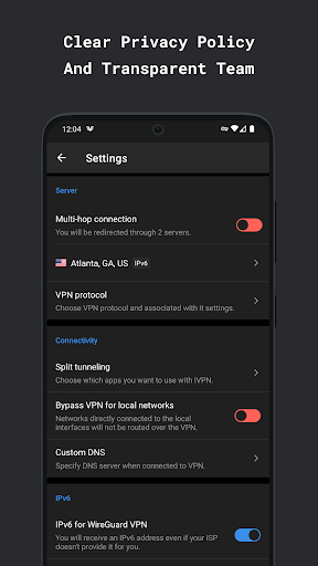 IVPN  Screenshot 4