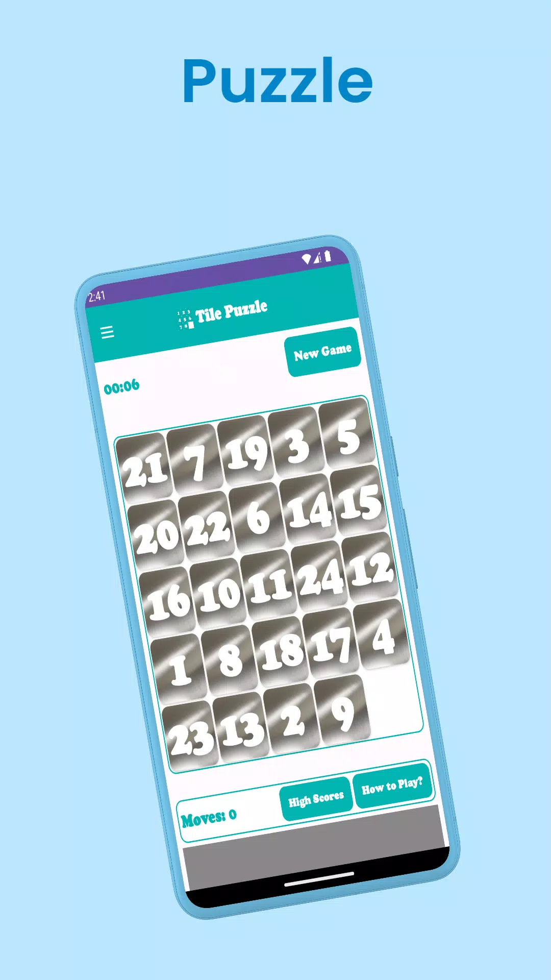 Number Sliding Tile Puzzle  Screenshot 5