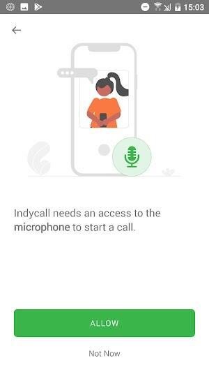 IndyCall  Screenshot 2
