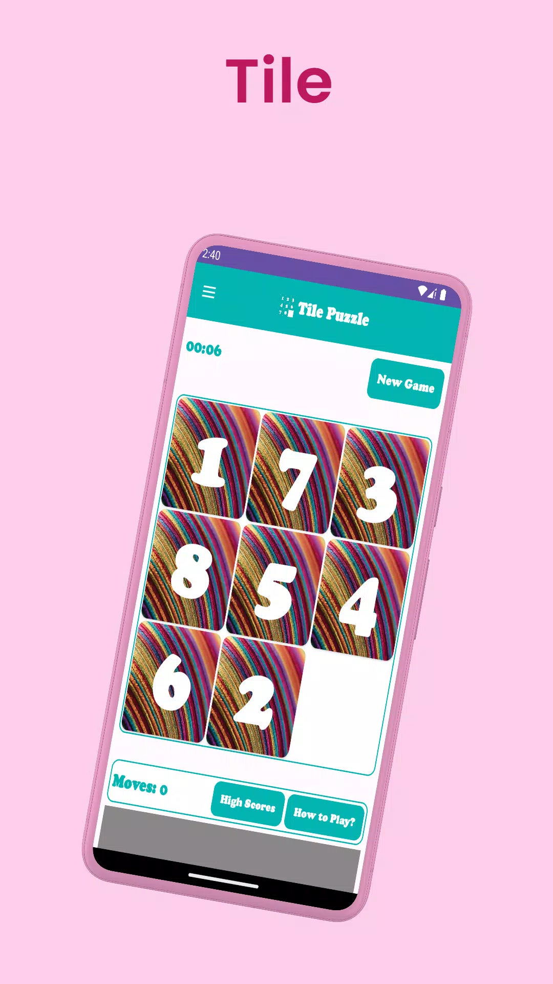 Number Sliding Tile Puzzle  Screenshot 4