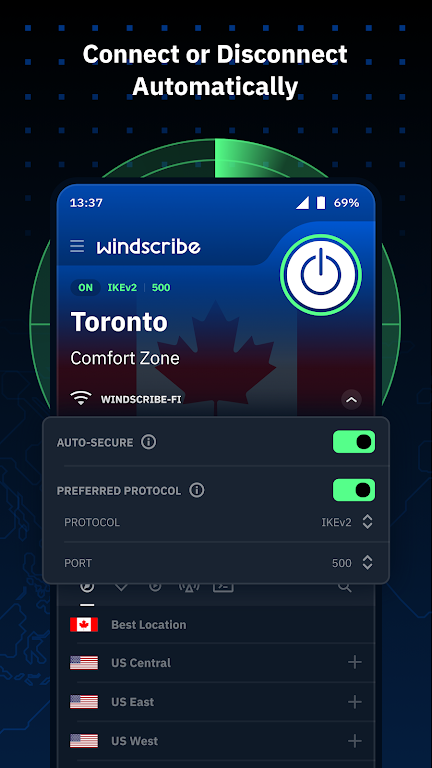 Windscribe VPN  Screenshot 3