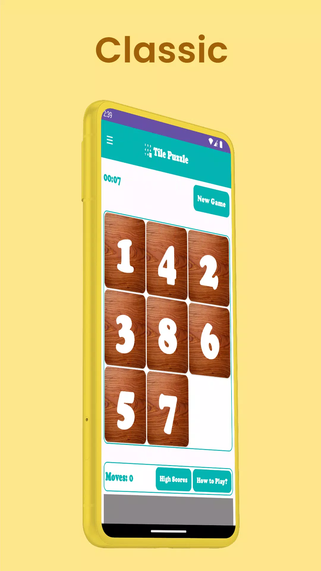 Number Sliding Tile Puzzle  Screenshot 1