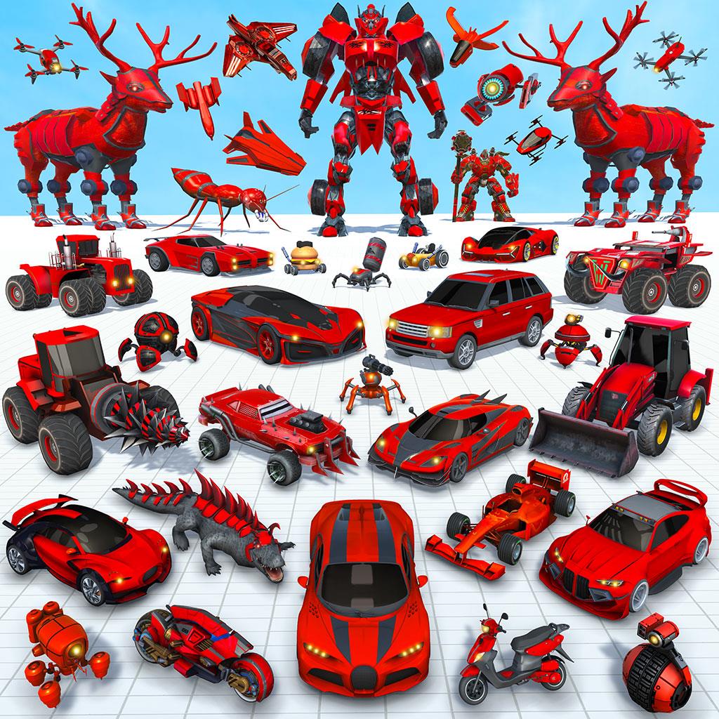 Deer Robot Car Game-Robot Game  Screenshot 9