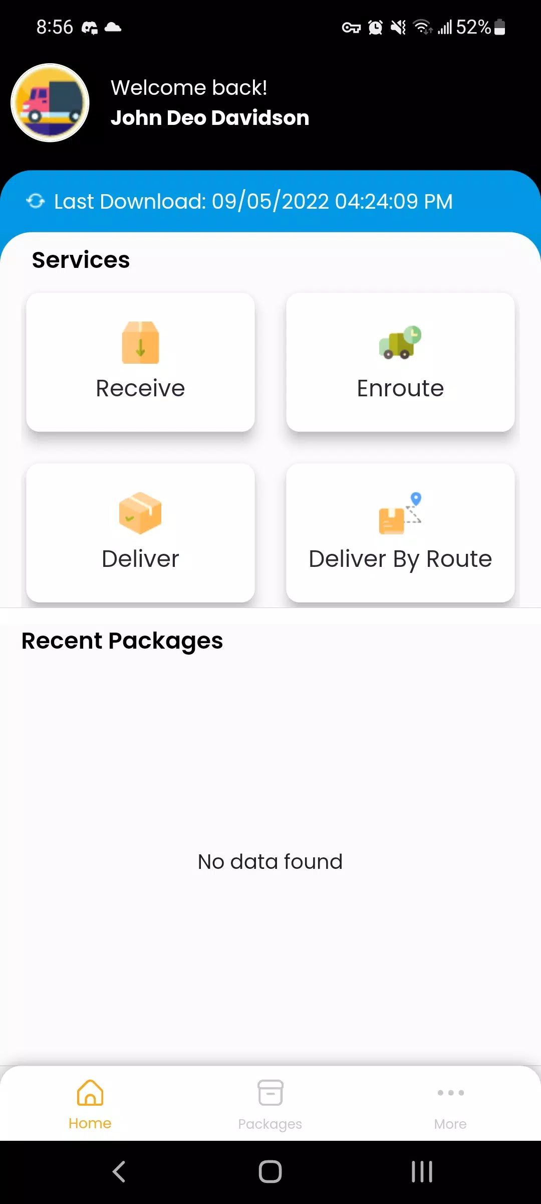 PackageTracker  Screenshot 1