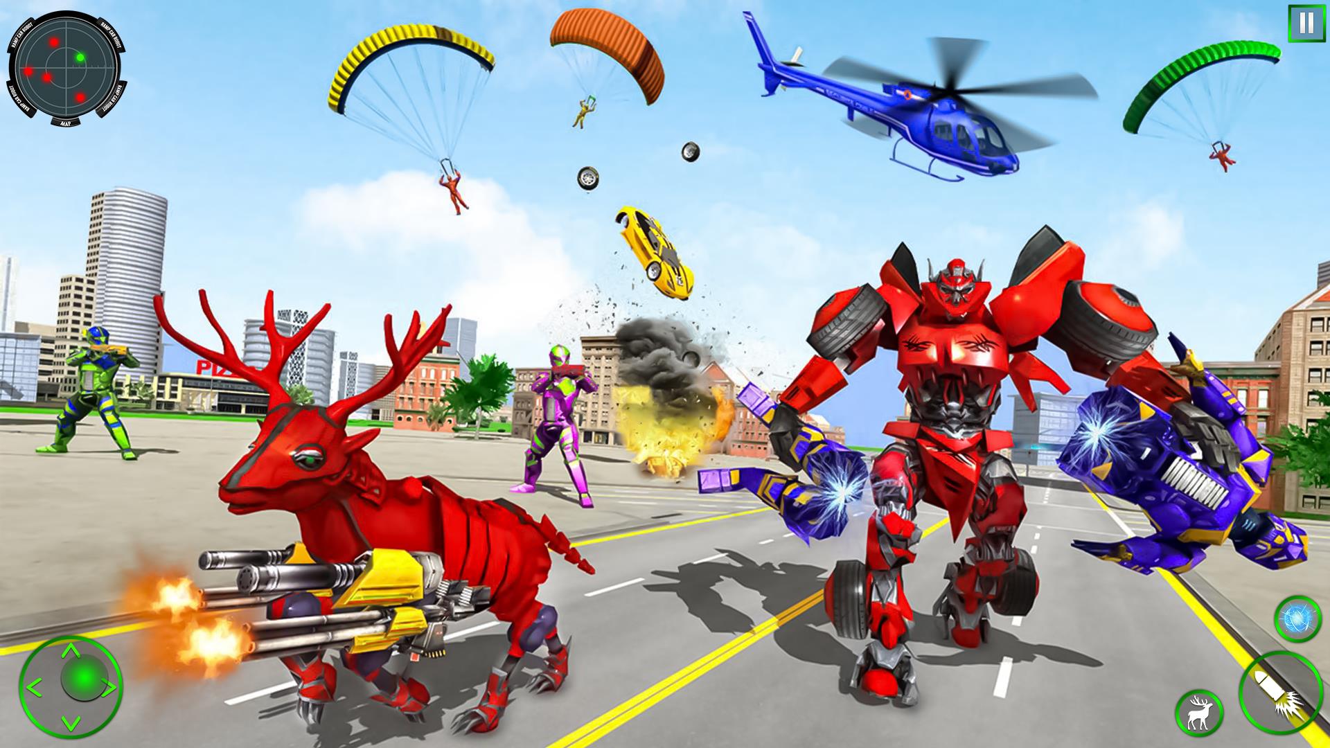 Deer Robot Car Game-Robot Game  Screenshot 7
