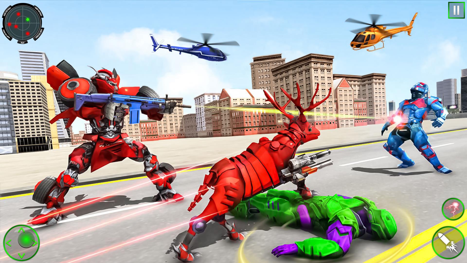 Deer Robot Car Game-Robot Game  Screenshot 4
