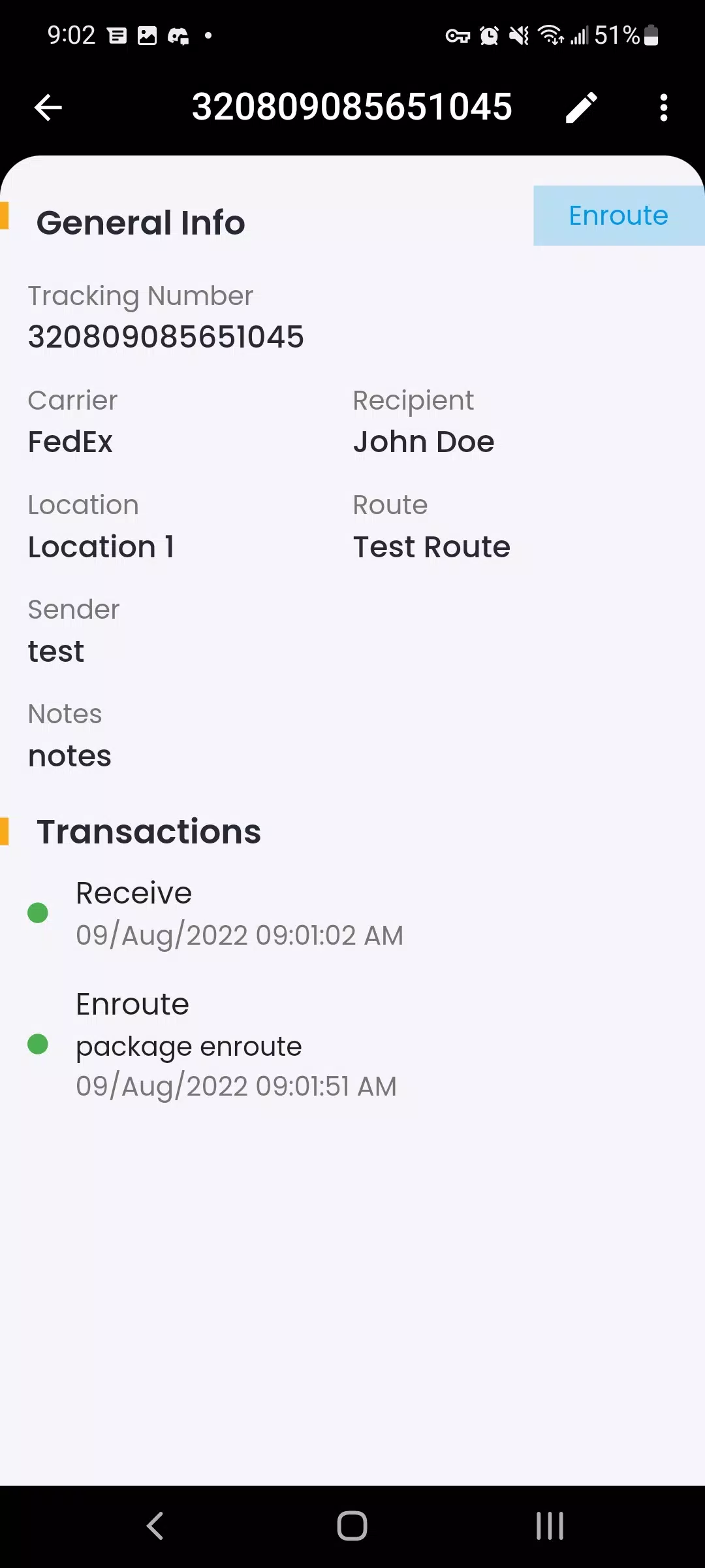 PackageTracker  Screenshot 4