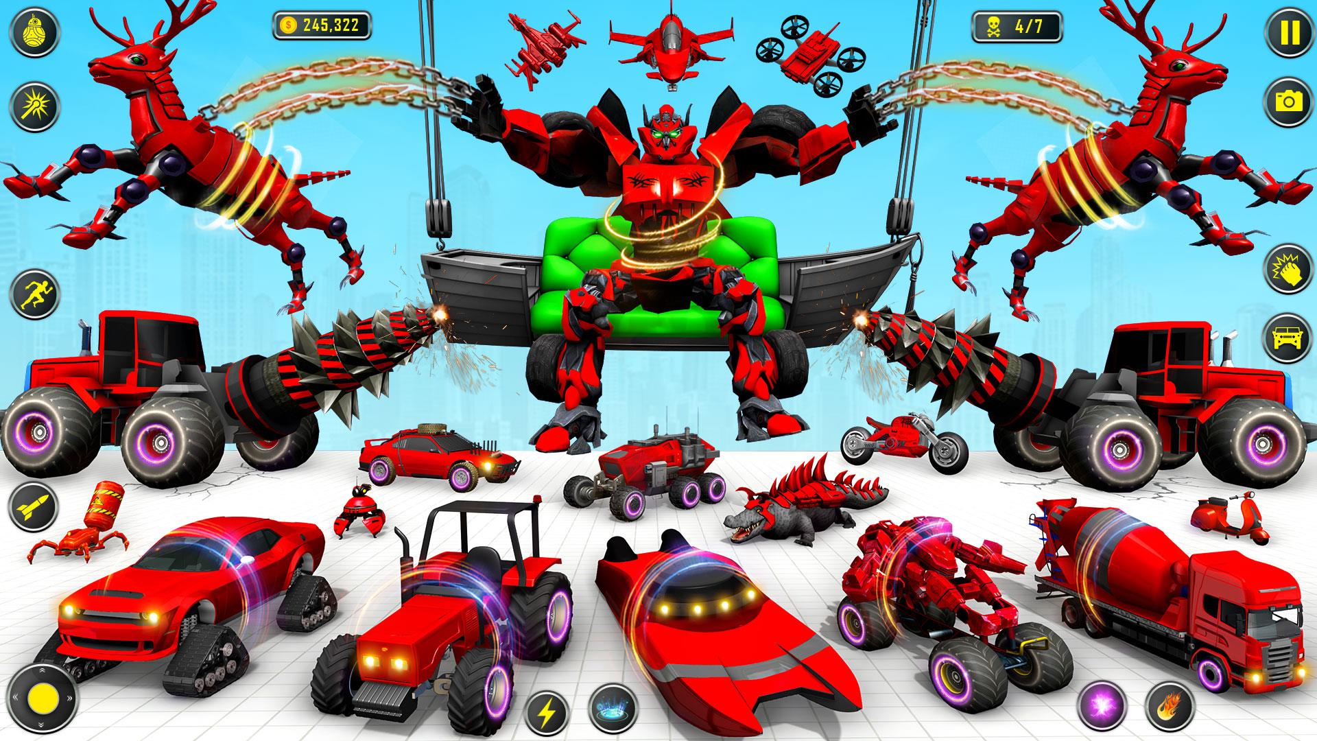Deer Robot Car Game-Robot Game  Screenshot 18