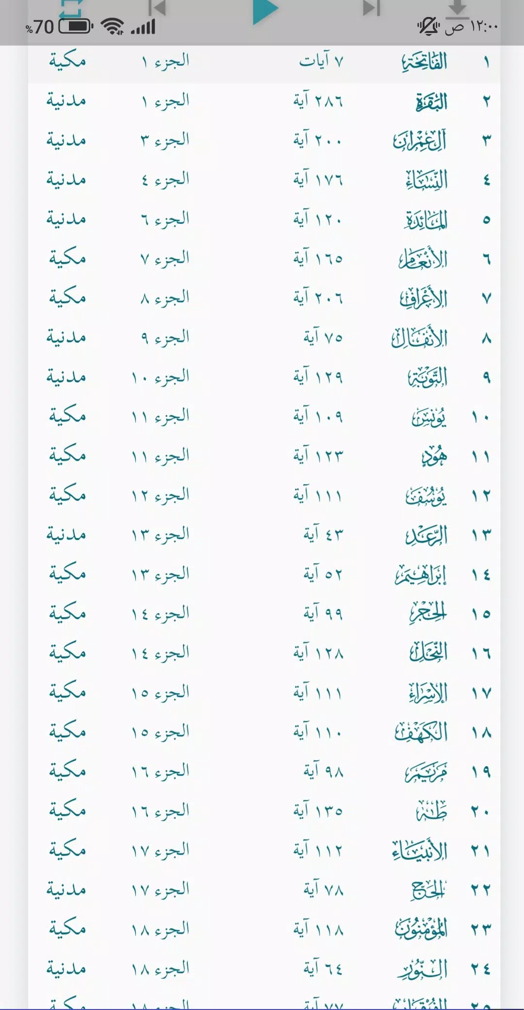 القران الكريم بصوت جميع قراء  Screenshot 7