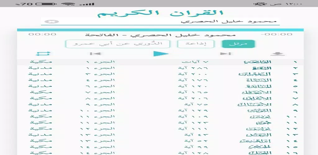القران الكريم بصوت جميع قراء  Screenshot 1